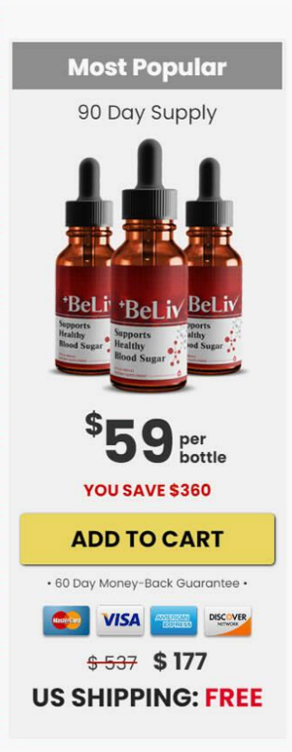 BeLiv - 3 bottles