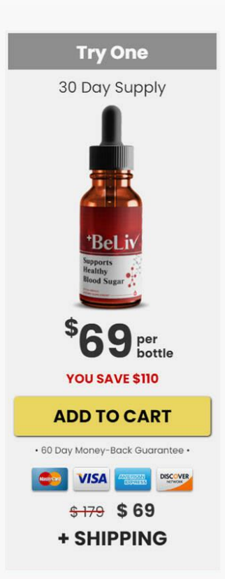 BeLiv - 1 bottle